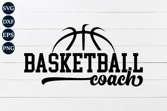 Basketball Coach SVG PNG: Instant Digital Designs