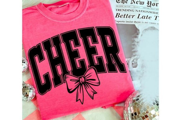 Cheer Football Season Coquette Shirt PNG Design Guide