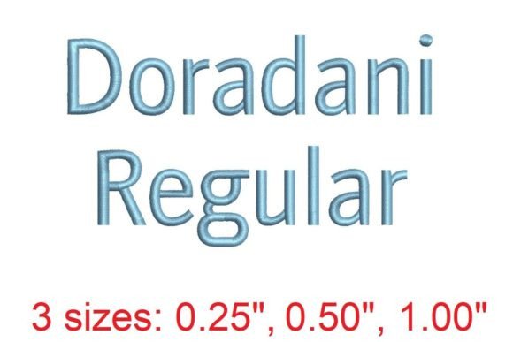 Dorandani RG Embroidery Font: Elevating Machine Embroidery with Precision and Elegance
