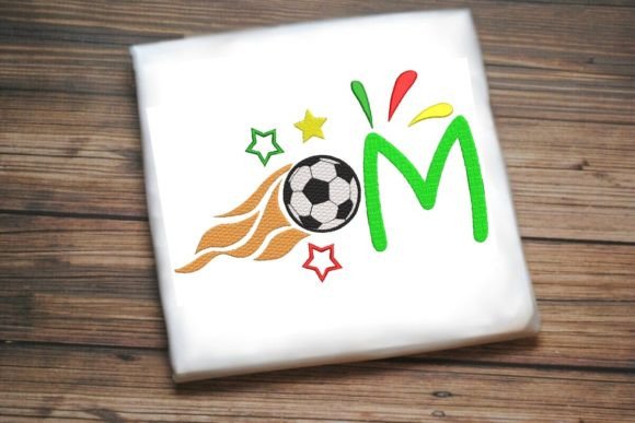 M Letter Soccer Ball Alphabet: Practical Applications for Custom Embroidery