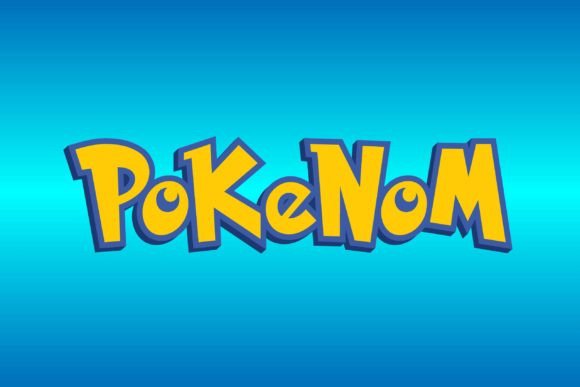 Pokenom: Elevating Design with Gothic-Crafted Cartoon Typography