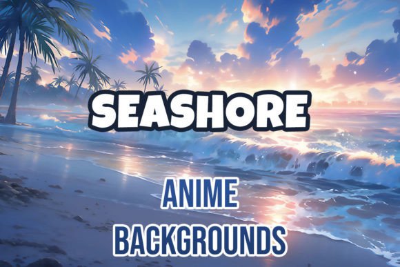 Seashore Anime Backgrounds for Digital Creators