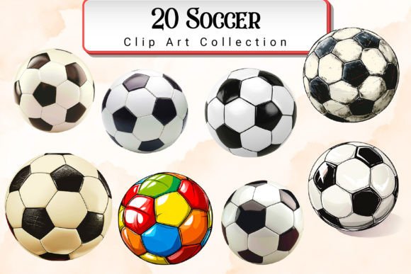 Soccer Clipart Bundle: Integrating Dynamic Sports Assets into Creative Workflows