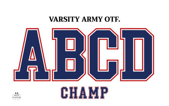 Varsity Army: Integrating Collegiate Typography into Professional Design Workflows