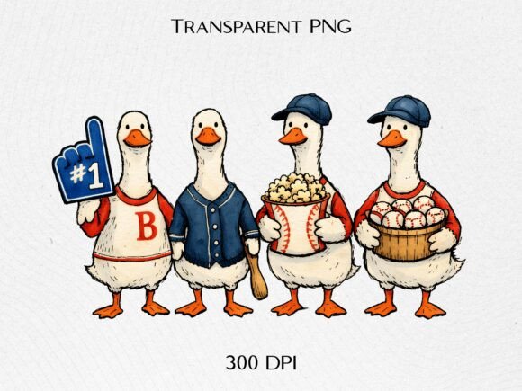 Why the Baseball Goose PNG is the Ultimate Asset for Cute Game Day Designs